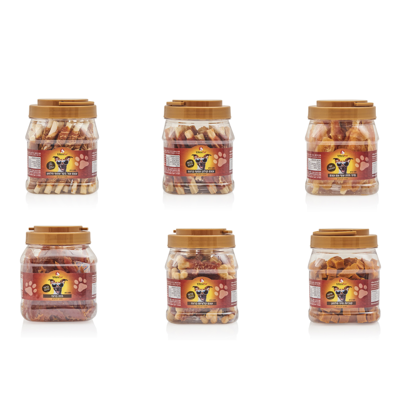 צנצנת חטיפים 400 גרם – Ultra Pet מבצע 2 יח' ב- 75₪