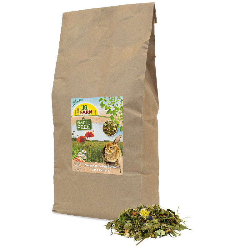 JR מזון לארנבים ננסיים ללא כופתיות 2 ק"ג