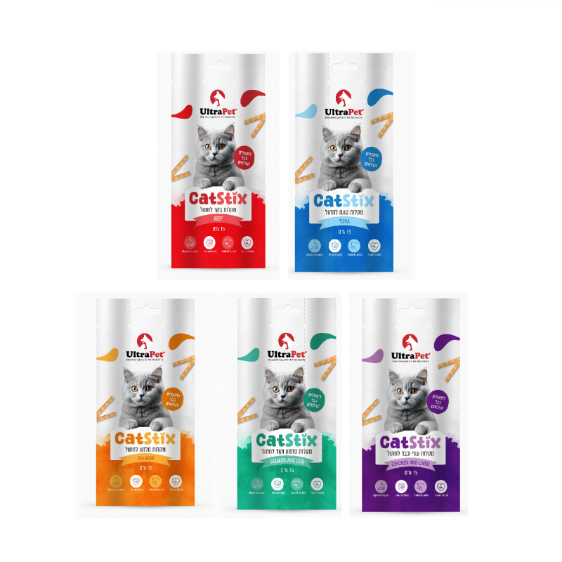 Cat Stix חטיפי מקלות רכים לחתולים