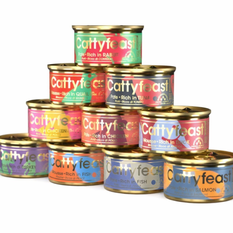 מעדן קטיפיסט 85 גרם לחתול - מגוון טעמים