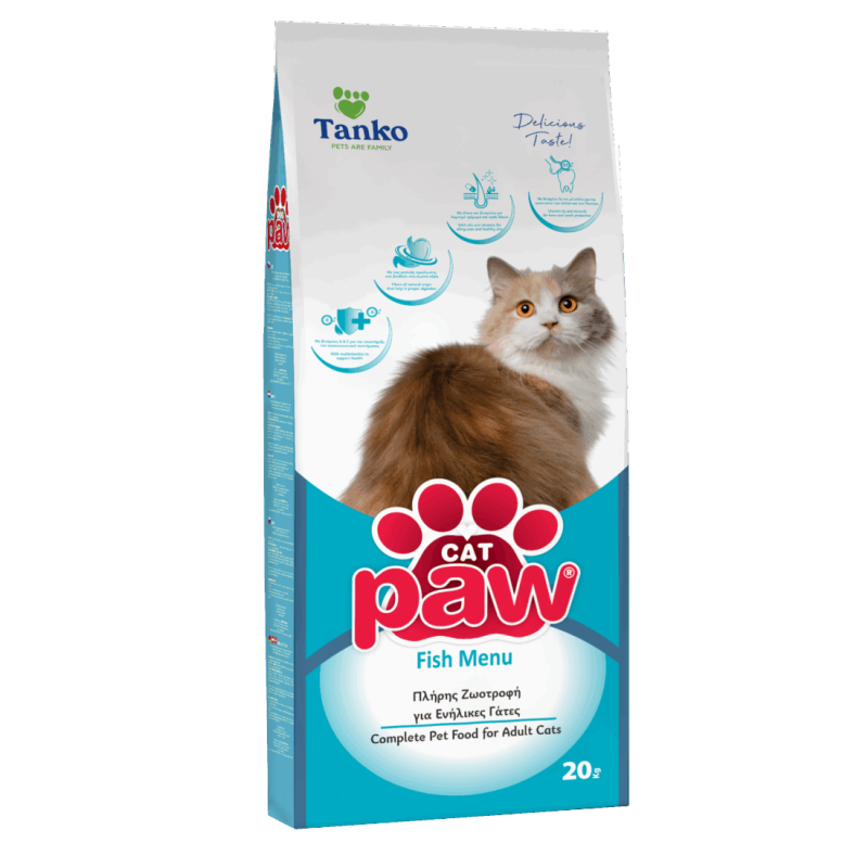 פאו – Paw ארוחת דגים לחתול 20 ק"ג