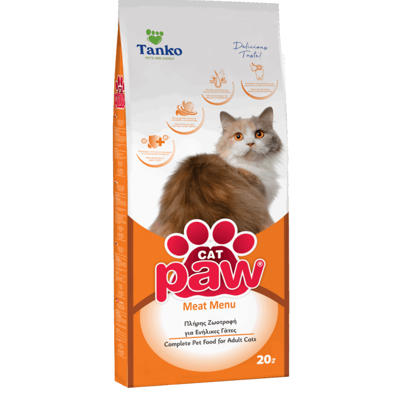 פאו – Paw ארוחת בשר לחתול 20 ק"ג