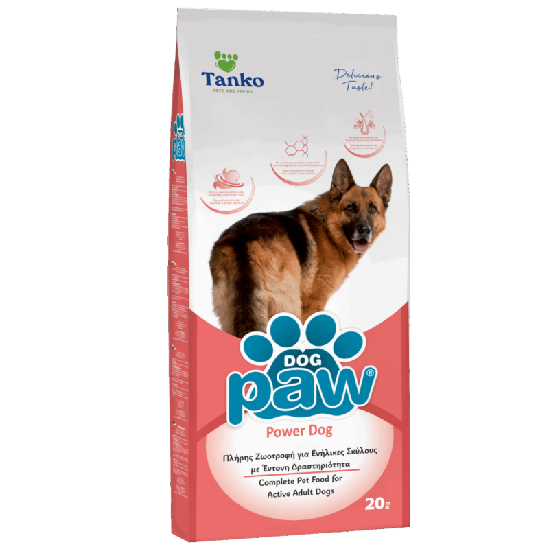 פאו – Paw פאוור לכלבים פעילים 20 ק"ג