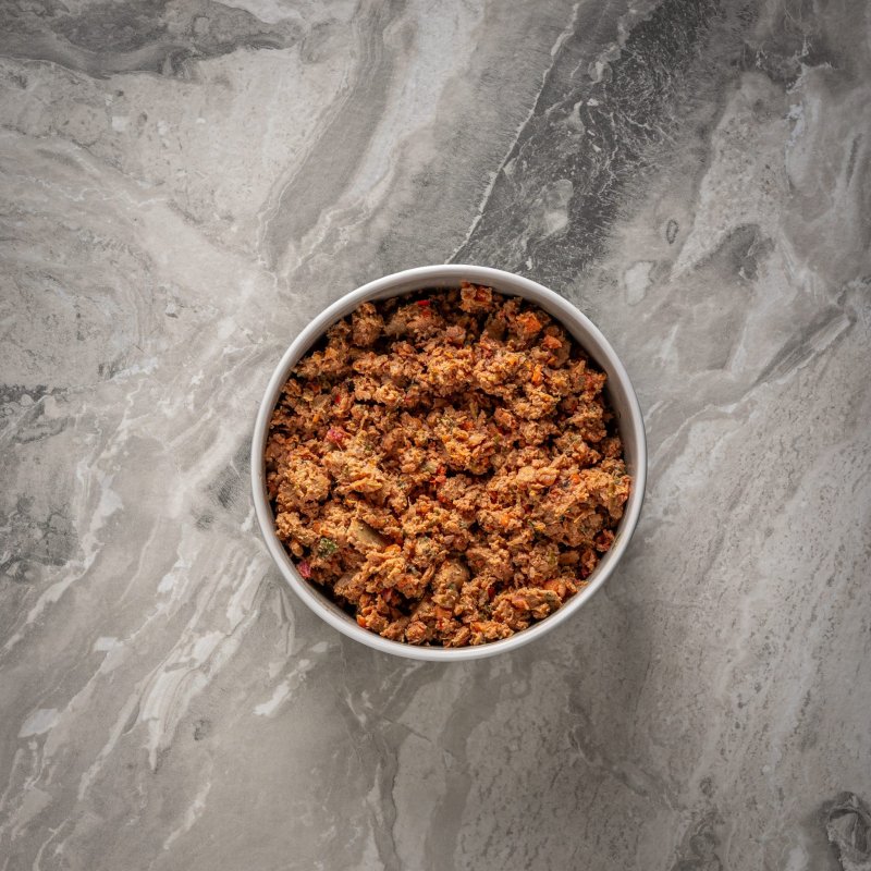 הנריס מזון טבעי קפוא עוף וירקות 2.4 ק”ג