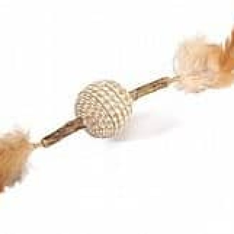 משחק לחתול מקל מטאטאבי עם כדור יוטה - Matatabi stick with jute ball